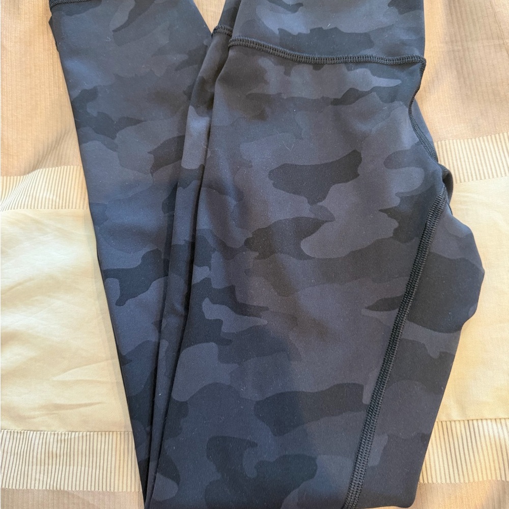 Lululemon Athletica Dark Camouflage Leggings